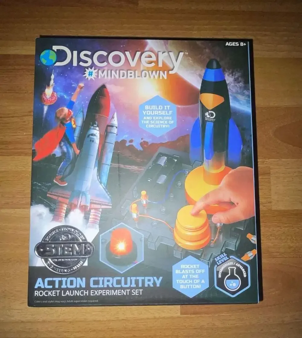 Discovery #Mindblown Action Circuitry Rocket Launch Experiment Set
